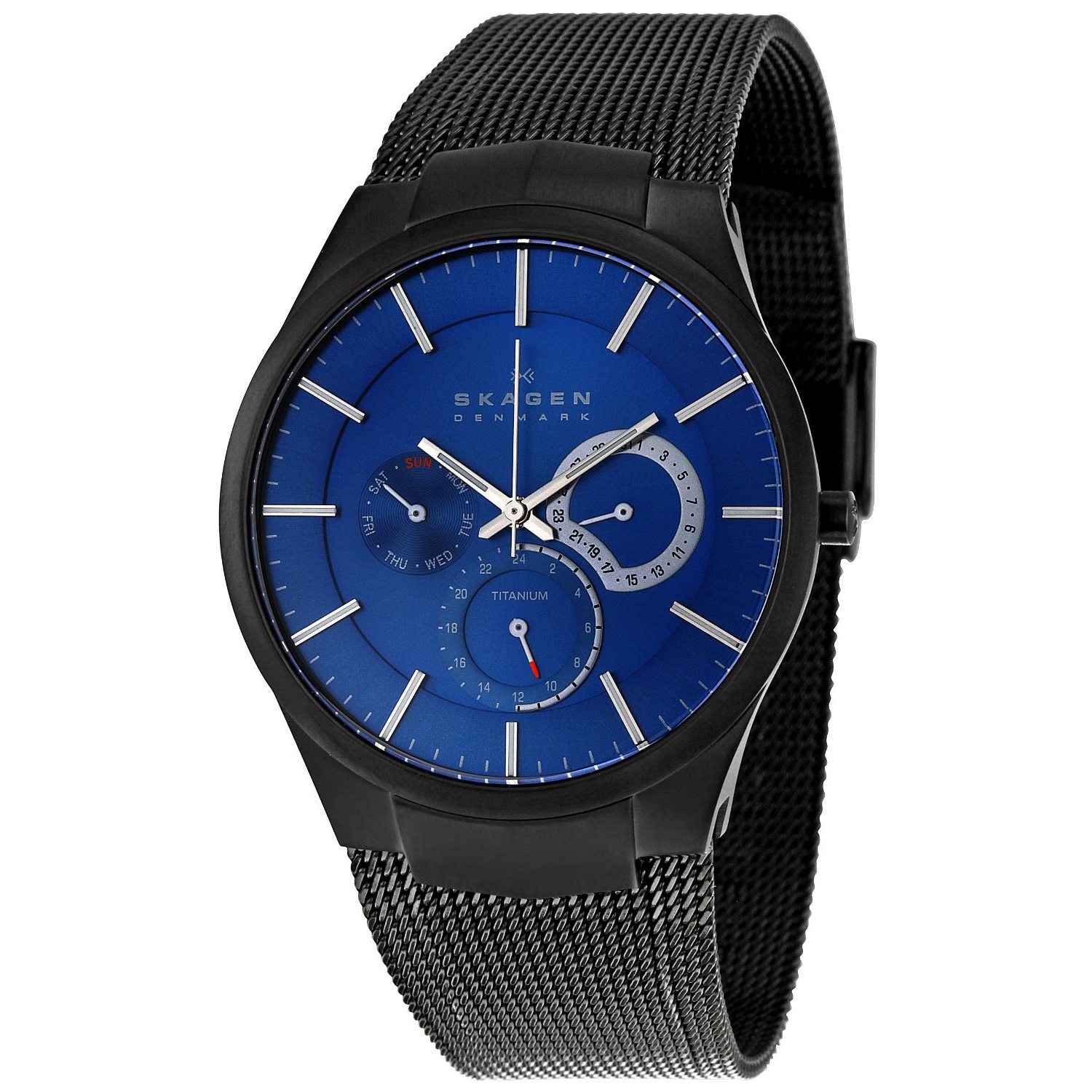 Watch Review - Skagen 809XLTBN Aktiv Titanium Blue Dial Watch