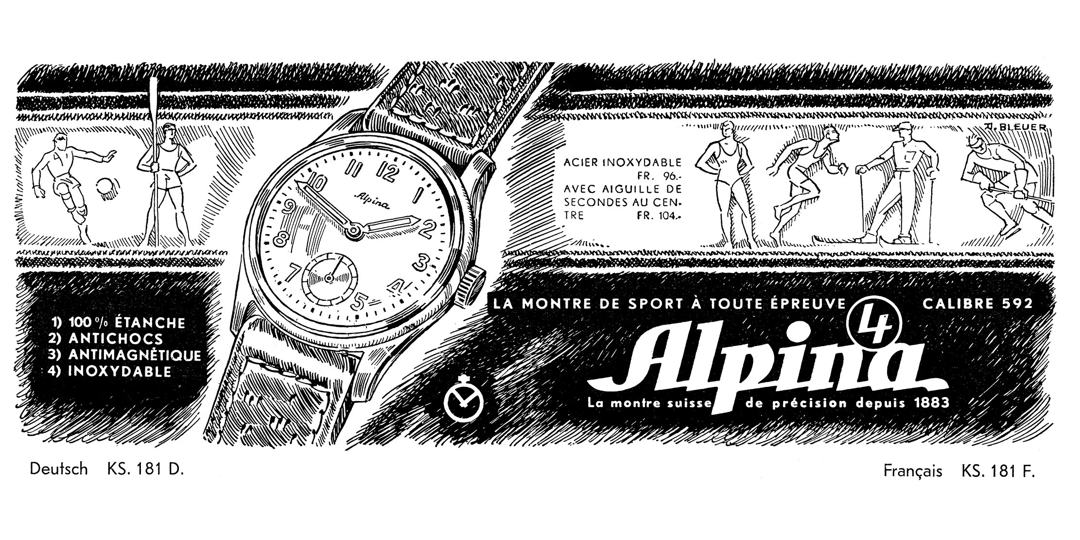 The Alpina 4 and the Sports Watch Principle