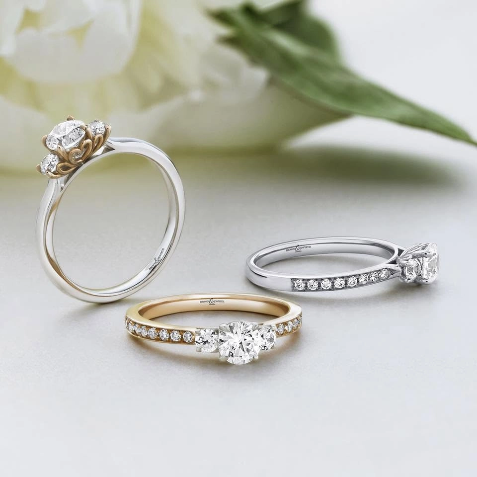 Trilogy engagement rings