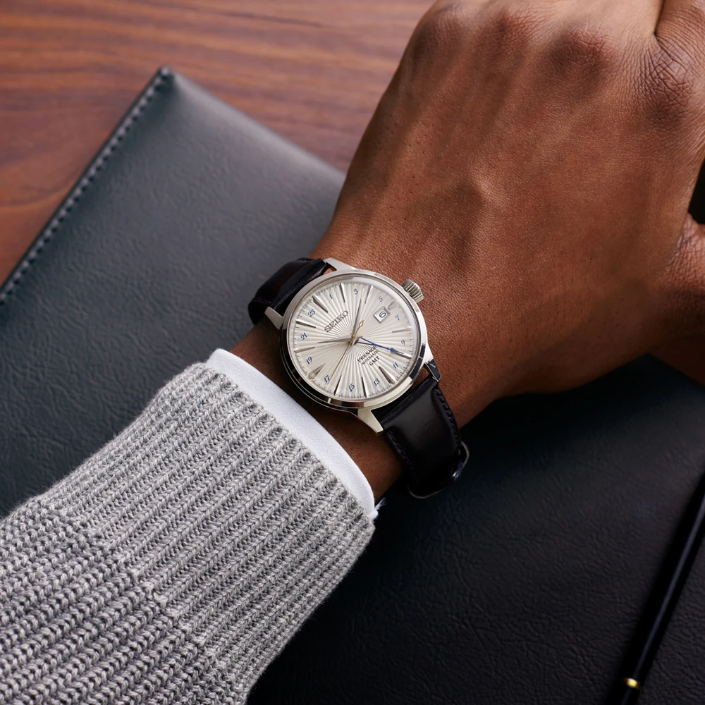 Seiko Presage ‘Silver Bullet’ Cocktail Time GMT